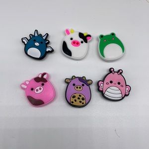 6 pcs of Squishmallows Charms for Crocs